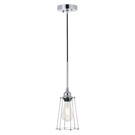 Living District Auspice One Light Chrome Pendant LD4047D5C